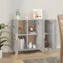 Concrete gray engineered wood sideboard 90x34x80 cm by vidaXL, Sideboards - Ref: Foro24-812496, Price: 79,16 €, Discount: %