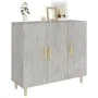 Concrete gray engineered wood sideboard 90x34x80 cm by vidaXL, Sideboards - Ref: Foro24-812496, Price: 79,16 €, Discount: %