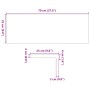 Peldaños escalera 2 uds sin tratar 70x25x2 cm | Foro24.es | Tu tienda online para hogar, jardín y más Foro24.es