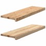 Peldaños escalera 2 uds sin tratar 80x30x2cm | Foro24.es | Tu tienda online para hogar, jardín y más Foro24.es