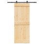 Puerta corredera con herrajes madera maciza de pino 80x210 cm | Foro24.es | Tu tienda online para hogar, jardín y más Foro24.es