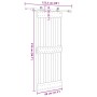 Puerta corredera con herrajes madera maciza de pino 80x210 cm | Foro24.es | Tu tienda online para hogar, jardín y más Foro24.es