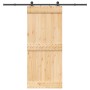 Puerta corredera con herrajes madera maciza de pino 90x210 cm | Foro24.es | Tu tienda online para hogar, jardín y más Foro24.es