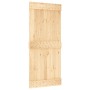 Puerta corredera con herrajes madera maciza de pino 90x210 cm | Foro24.es | Tu tienda online para hogar, jardín y más Foro24.es
