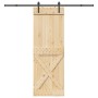 Puerta corredera con herrajes madera maciza de pino 80x210 cm | Foro24.es | Tu tienda online para hogar, jardín y más Foro24.es