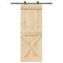 Puerta corredera con herrajes madera maciza de pino 85x210 cm von , Türen - Ref: Foro24-3332762, Preis: 187,85 €, Rabatt: %