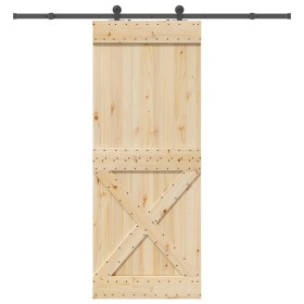 Comprar Puerta corredera con herrajes madera
