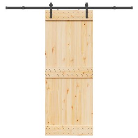 Comprar Puerta corredera con herrajes madera