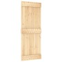 Puerta corredera con herrajes madera maciza de pino 80x210 cm | Foro24.es | Tu tienda online para hogar, jardín y más Foro24.es