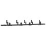 Kit de herrajes para puertas correderas acero negro 213,5 cm | Foro24.es | Tu tienda online para hogar, jardín y más Foro24.es