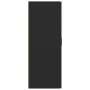 Black engineered wood hanging cabinet 69.5x34x90 cm by vidaXL, Lockers and storage cabinets - Ref: Foro24-812268, Price: 74,2...