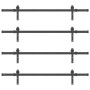 Kit de herrajes para puertas correderas acero negro 305 cm | Foro24.es | Tu tienda online para hogar, jardín y más Foro24.es
