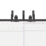 Kit de herrajes para puertas correderas acero negro 305 cm | Foro24.es | Tu tienda online para hogar, jardín y más Foro24.es