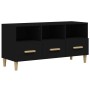 Schwarzer TV-Schrank aus Sperrholz, 102 x 36 x 50 cm von vidaXL, TV-Möbel - Ref: Foro24-812601, Preis: 74,98 €, Rabatt: %