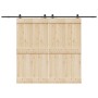 Kit de herrajes para puertas correderas acero negro 305 cm | Foro24.es | Tu tienda online para hogar, jardín y más Foro24.es