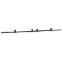 Kit de herrajes para puertas correderas acero negro 305 cm | Foro24.es | Tu tienda online para hogar, jardín y más Foro24.es