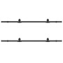 Kit de herrajes para puertas correderas acero negro 305 cm | Foro24.es | Tu tienda online para hogar, jardín y más Foro24.es