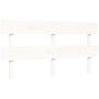 Seniorenbett Massivholz Kopfteil weiß 160x200 cm von vidaXL, Betten und Lattenroste - Ref: Foro24-3195362, Preis: 179,78 €, R...