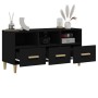 Schwarzer TV-Schrank aus Sperrholz, 102 x 36 x 50 cm von vidaXL, TV-Möbel - Ref: Foro24-812601, Preis: 74,98 €, Rabatt: %