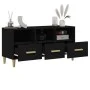 Schwarzer TV-Schrank aus Sperrholz, 102 x 36 x 50 cm von vidaXL, TV-Möbel - Ref: Foro24-812601, Preis: 74,98 €, Rabatt: %