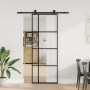 Puerta corredera con set herrajes vidrio ESG aluminio 76x205 cm | Foro24.es | Tu tienda online para hogar, jardín y más Foro24.es