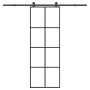 Puerta corredera con set herrajes vidrio ESG aluminio 76x205 cm | Foro24.es | Tu tienda online para hogar, jardín y más Foro24.es