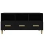 Mueble de TV madera contrachapada negro 102x36x50 cm de vidaXL, Muebles TV - Ref: Foro24-812601, Precio: 73,96 €, Descuento: %