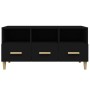 Schwarzer TV-Schrank aus Sperrholz, 102 x 36 x 50 cm von vidaXL, TV-Möbel - Ref: Foro24-812601, Preis: 74,98 €, Rabatt: %