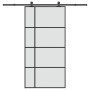 Puerta corredera set herrajes vidrio ESG aluminio 102,5x205 cm | Foro24.es | Tu tienda online para hogar, jardín y más Foro24.es