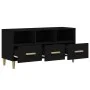 Mueble de TV madera contrachapada negro 102x36x50 cm de vidaXL, Muebles TV - Ref: Foro24-812601, Precio: 73,96 €, Descuento: %