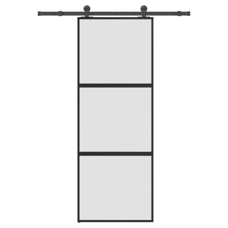 Puerta corredera set herrajes vidrio templado aluminio 76x205cm by , Doors for the home - Ref: Foro24-3332935, Price: 215,00 ...