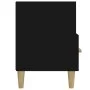 Mueble de TV madera contrachapada negro 102x36x50 cm de vidaXL, Muebles TV - Ref: Foro24-812601, Precio: 73,96 €, Descuento: %