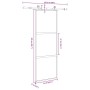 Puerta corredera set herrajes vidrio templado aluminio 76x205cm by , Doors for the home - Ref: Foro24-3332935, Price: 215,00 ...