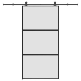 Puerta corredera set herrajes vidrio templado aluminio von , Türen für zu Hause - Ref: Foro24-3332940, Preis: 274,85 €, Rabat...