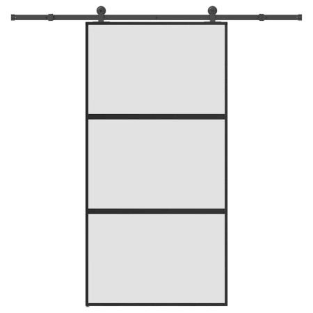Puerta corredera set herrajes vidrio templado aluminio von , Türen für zu Hause - Ref: Foro24-3332940, Preis: 274,85 €, Rabat...