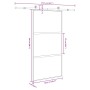 Puerta corredera set herrajes vidrio templado aluminio von , Türen für zu Hause - Ref: Foro24-3332940, Preis: 274,85 €, Rabat...
