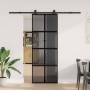 Puerta corredera set herrajes vidrio templado aluminio 76x205cm von , Türen für zu Hause - Ref: Foro24-3333022, Preis: 265,80...