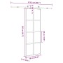 Puerta corredera set herrajes vidrio templado aluminio 76x205cm von , Türen für zu Hause - Ref: Foro24-3333022, Preis: 265,80...