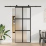Puerta corredera set herrajes vidrio templado aluminio 90x205cm von , Türen für zu Hause - Ref: Foro24-3332963, Preis: 252,87...