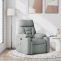 Sillón reclinable de masaje de tela gris claro | Foro24.es | Tu tienda online para hogar, jardín y más Foro24.es