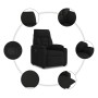 Sillón reclinable de tela negro | Foro24.es | Tu tienda online para hogar, jardín y más Foro24.es