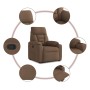 Sillón reclinable de tela marrón de , Sillones - Ref: Foro24-4015546, Precio: 187,50 €, Descuento: %