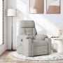 Sillón reclinable de masaje tela de microfibra gris claro | Foro24.es | Tu tienda online para hogar, jardín y más Foro24.es