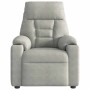 Sillón reclinable de masaje tela de microfibra gris claro | Foro24.es | Tu tienda online para hogar, jardín y más Foro24.es