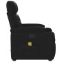 Sillón reclinable de masaje tela de microfibra negro | Foro24.es | Tu tienda online para hogar, jardín y más Foro24.es