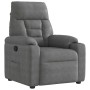 Sillón reclinable tela de microfibra gris oscuro | Foro24.es | Tu tienda online para hogar, jardín y más Foro24.es