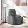 Sillón reclinable tela de microfibra gris oscuro | Foro24.es | Tu tienda online para hogar, jardín y más Foro24.es