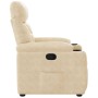 Sillón reclinable tela de microfibra color crema | Foro24.es | Tu tienda online para hogar, jardín y más Foro24.es