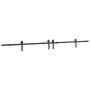 Kit de herrajes para puertas correderas acero negro 305 cm | Foro24.es | Tu tienda online para hogar, jardín y más Foro24.es