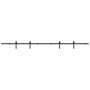 Kit de herrajes para puertas correderas acero negro 305 cm | Foro24.es | Tu tienda online para hogar, jardín y más Foro24.es
